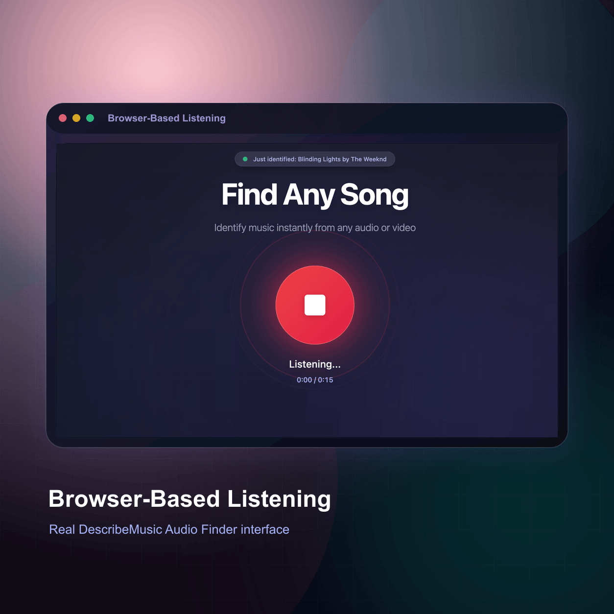 Audio Finder: Identify Song from Video & Audio Upload | Describe Music