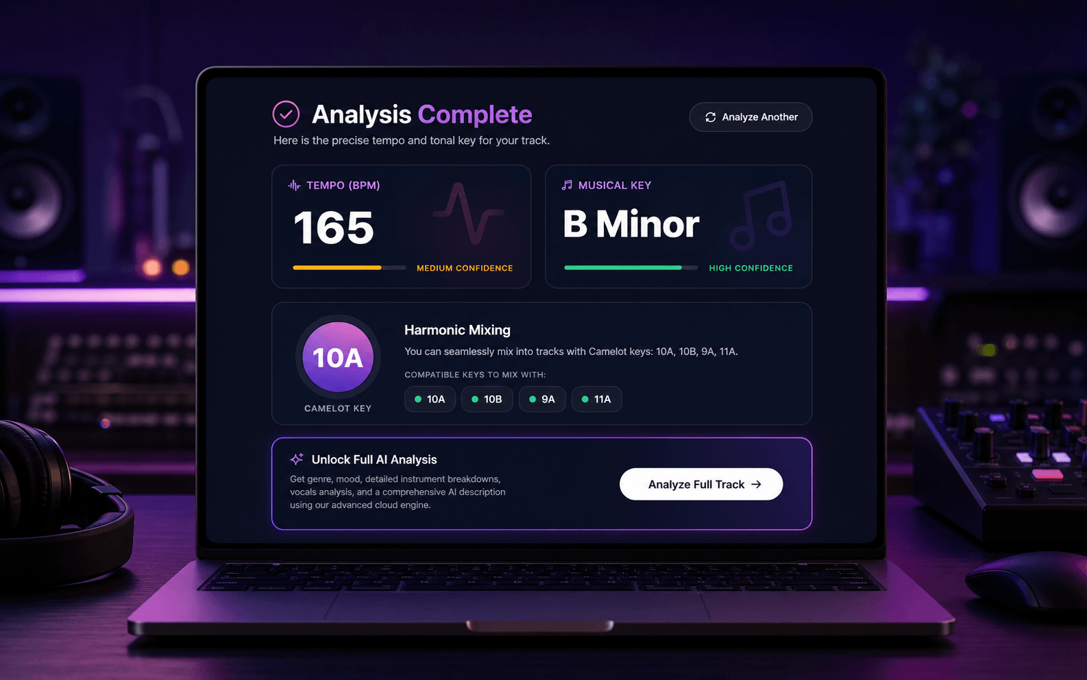 BPM and Key Finder Online - Song Key & Tempo Detector | Describe Music